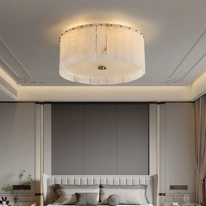 All Copper Alabaster Ceiling Lamp