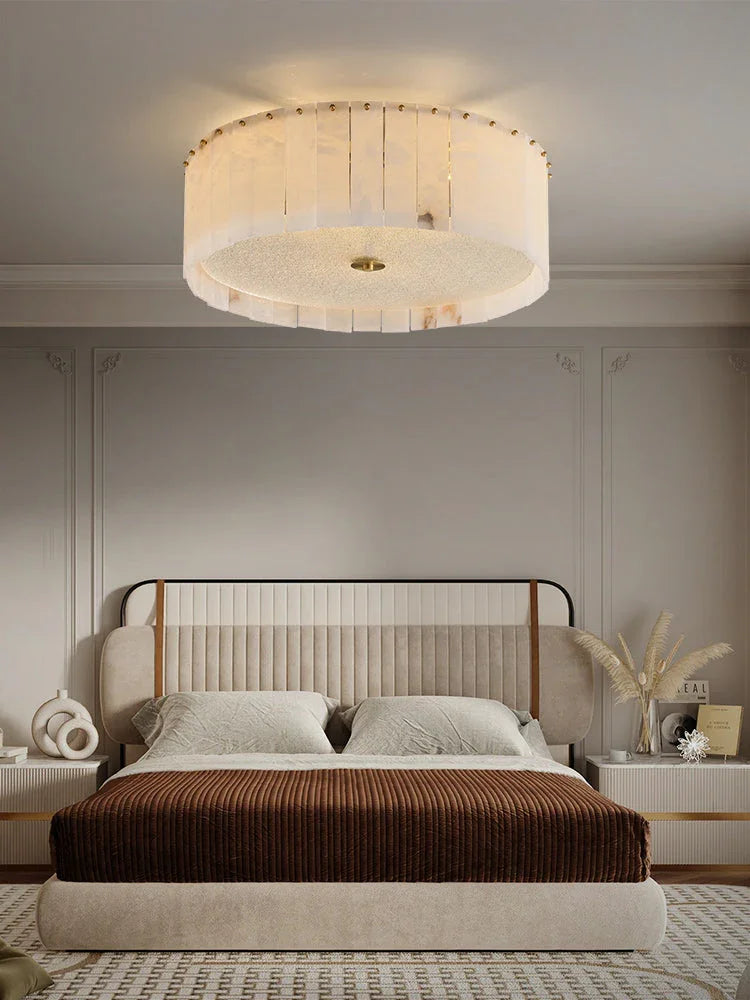 All Copper Alabaster Ceiling Lamp