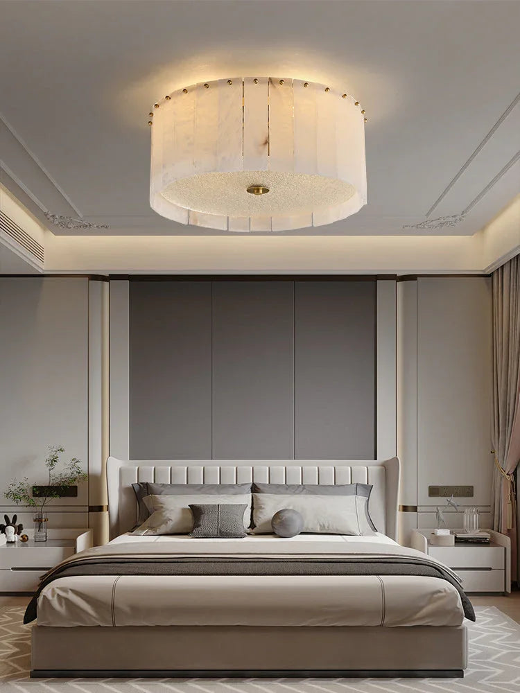 All Copper Alabaster Ceiling Lamp