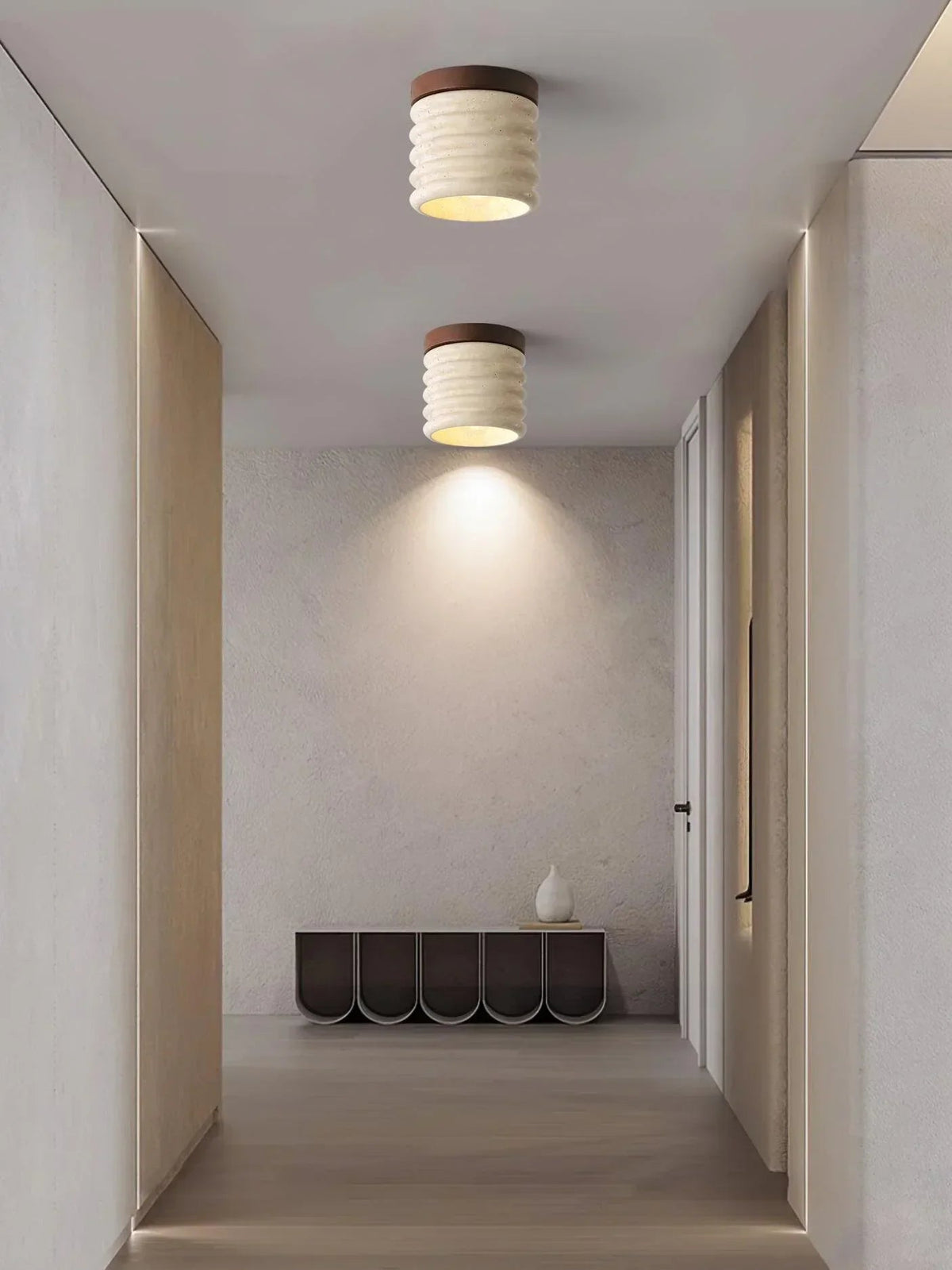 Travertine Vaarnii Ceiling Lamp