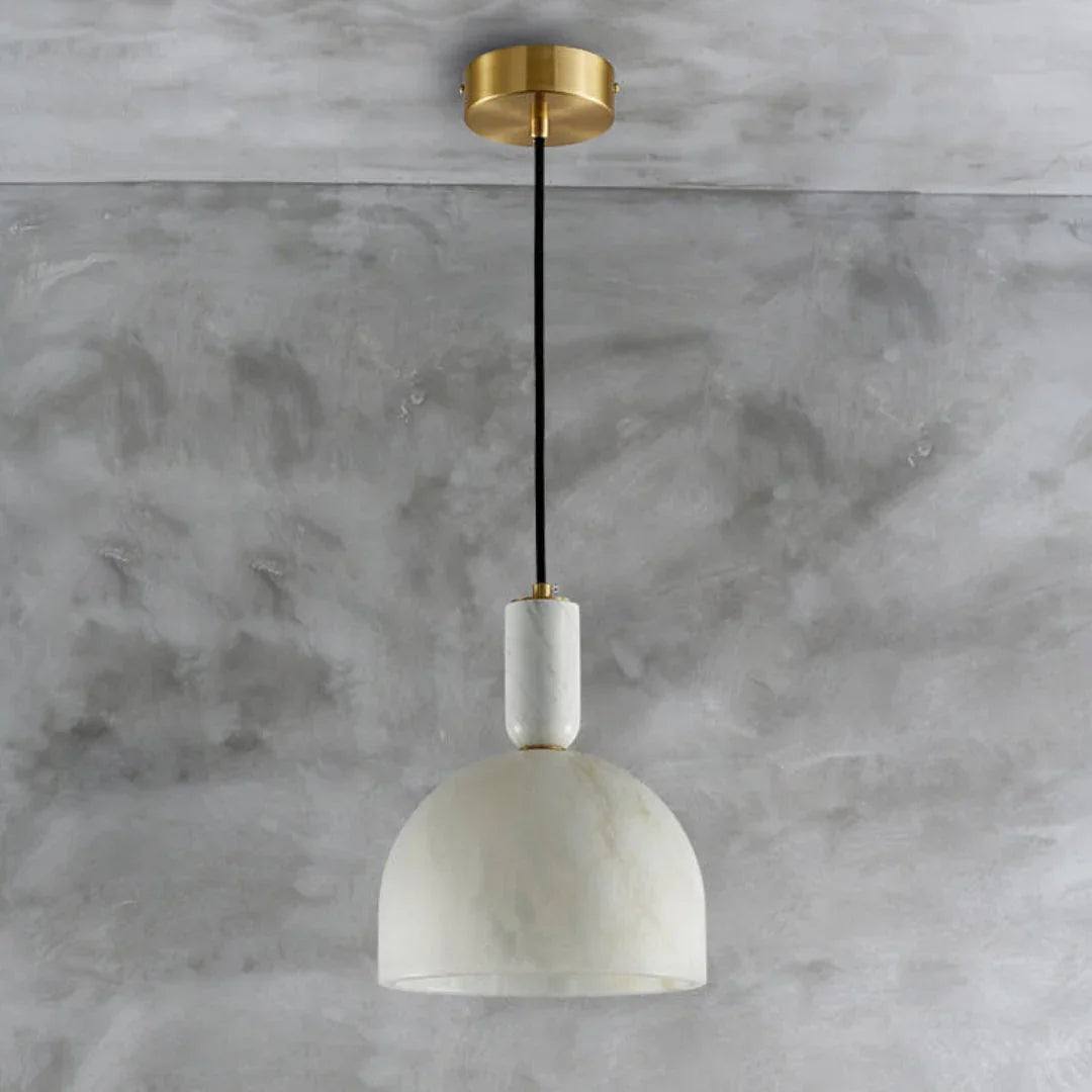 Acorn Alabaster Pendant Light