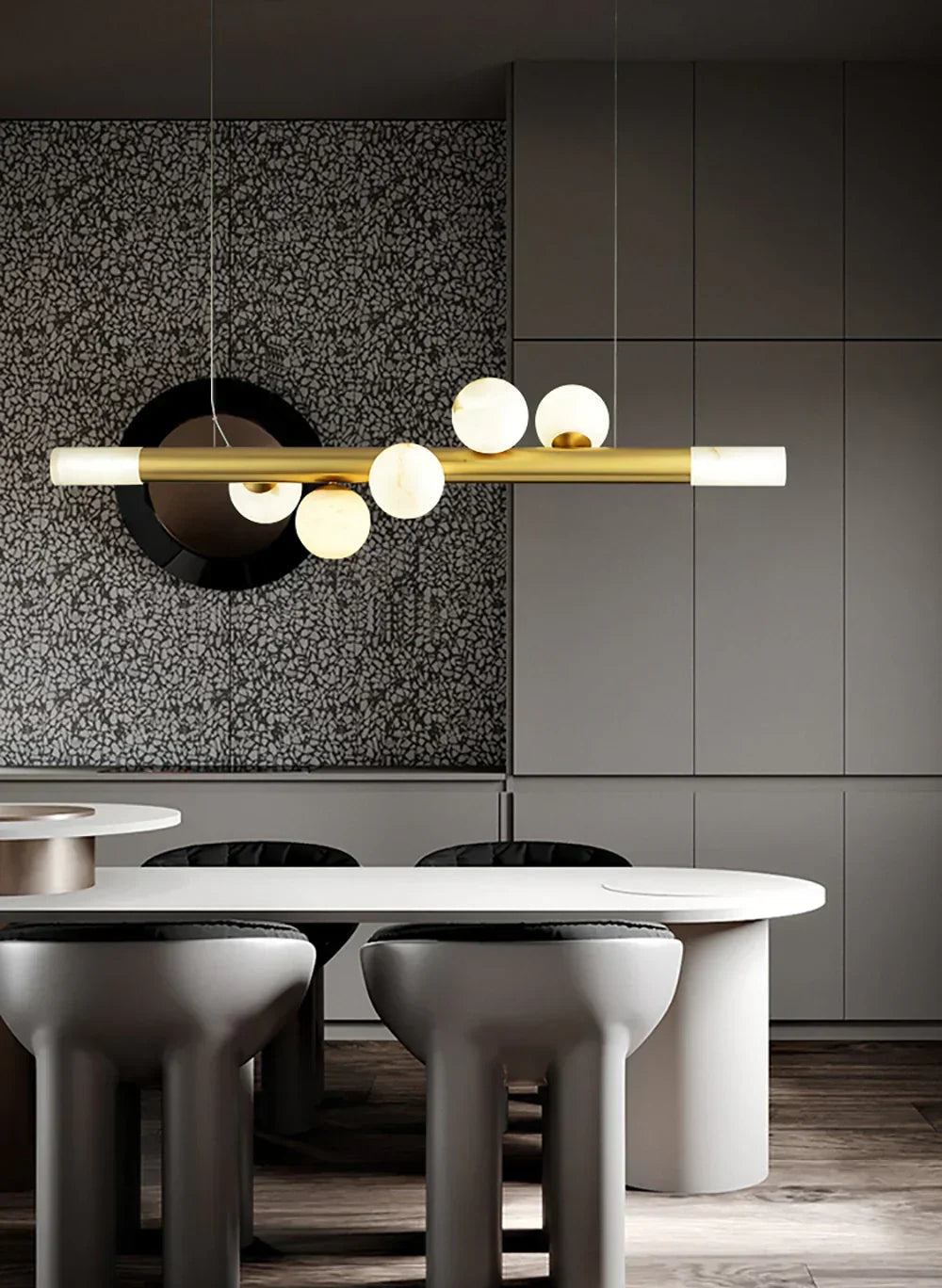 Alabaster RoMi Carrara Pendant Light