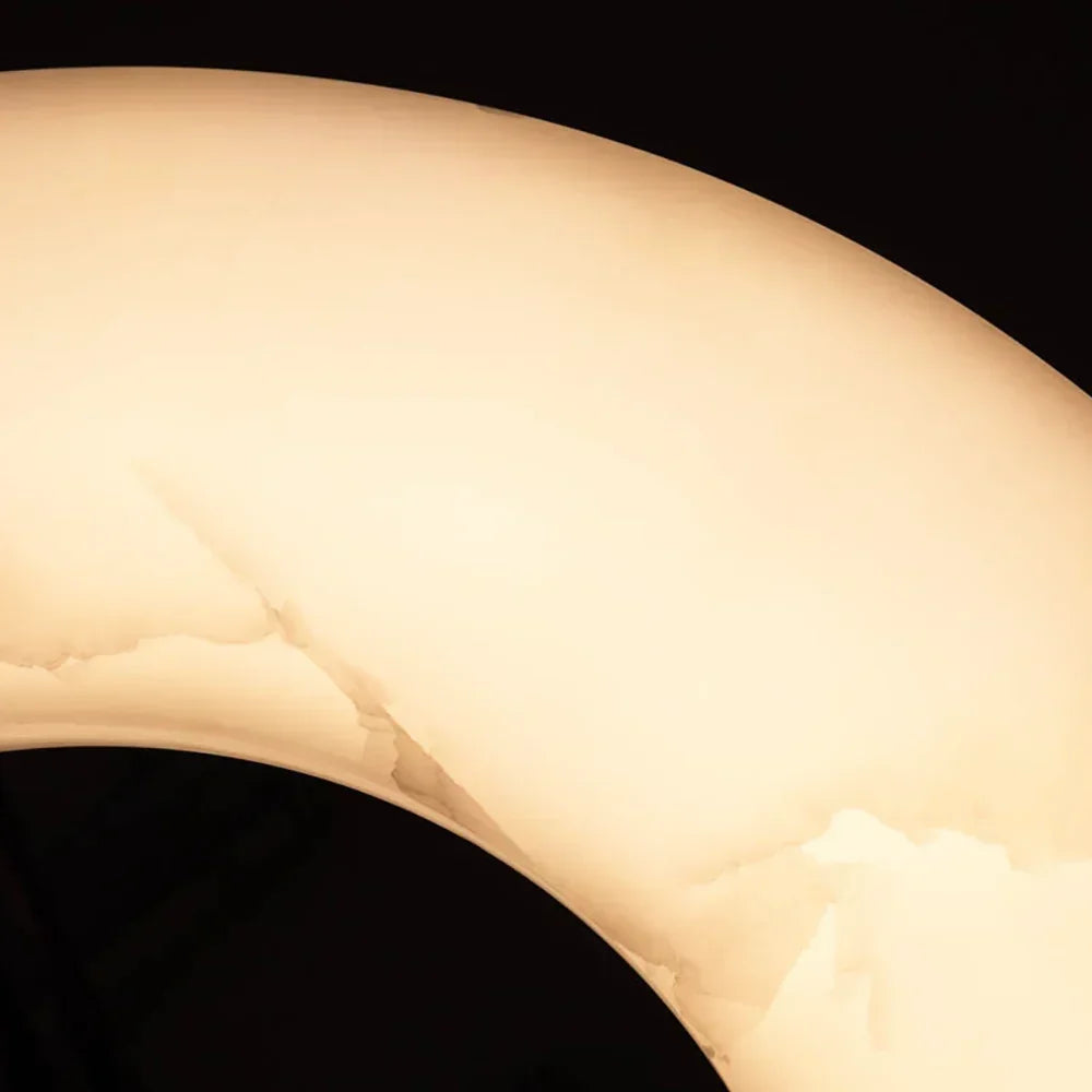 Alabaster Luxembourg Halo Chandelier