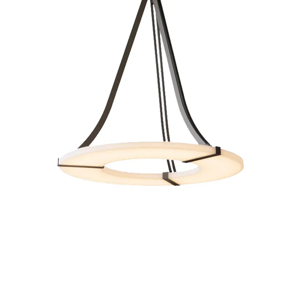 Alabaster Luxembourg Halo Chandelier