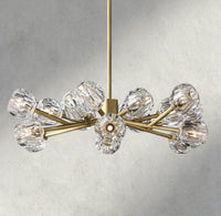 Boule de Cristal chandelier 36" / Clear / Brass product view