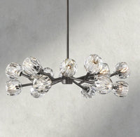 Boule de Cristal chandelier 36" / Clear / Bronze product view