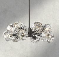Boule de Cristal chandelier 24" / Clear / Bronze product view