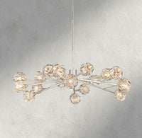 Boule de Cristal chandelier 48" / Clear / Nickel product view