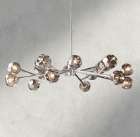 Boule de Cristal chandelier 48" / Smoke / Nickel product view