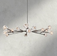 Boule de Cristal chandelier 60" / Clear / Bronze product view