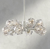 Boule de Cristal chandelier 24" / Clear / Nickel product view
