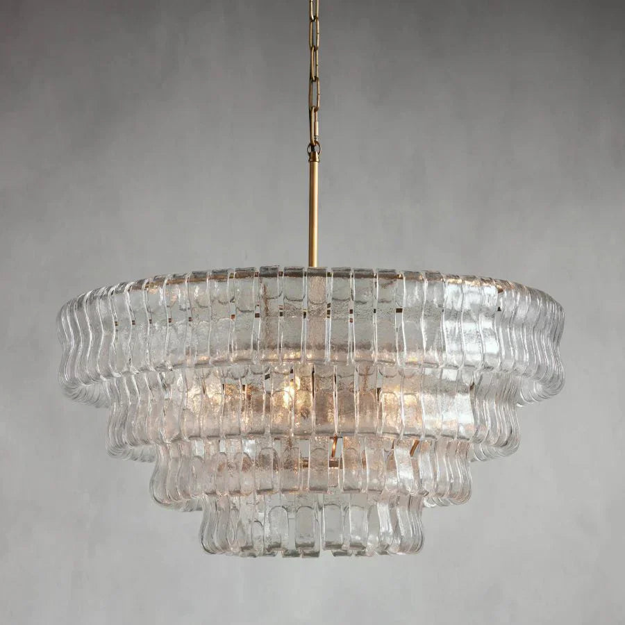 Brass finish with Clear glass — color reference