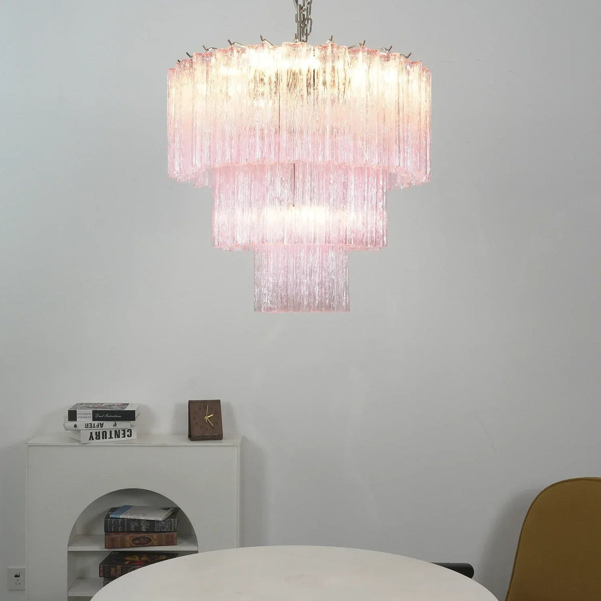 Addis Star-Shaped Glass Tubes Chandelier