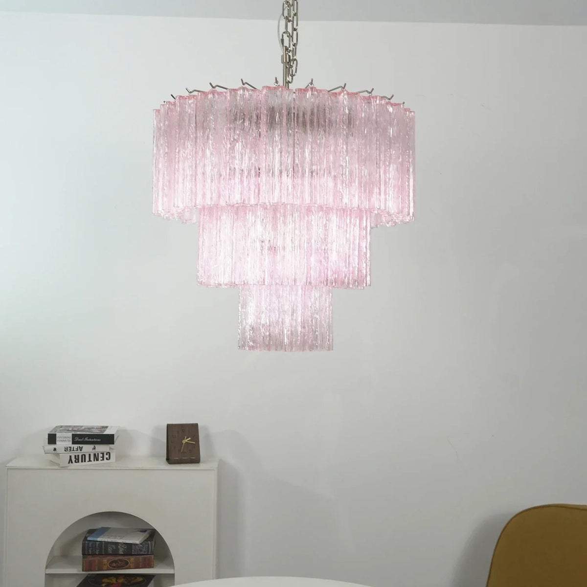 Addis Star-Shaped Glass Tubes Chandelier