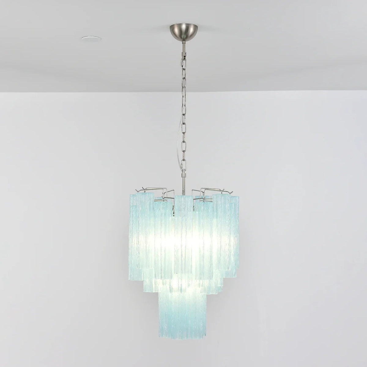 Addis Star-Shaped Glass Tubes Chandelier