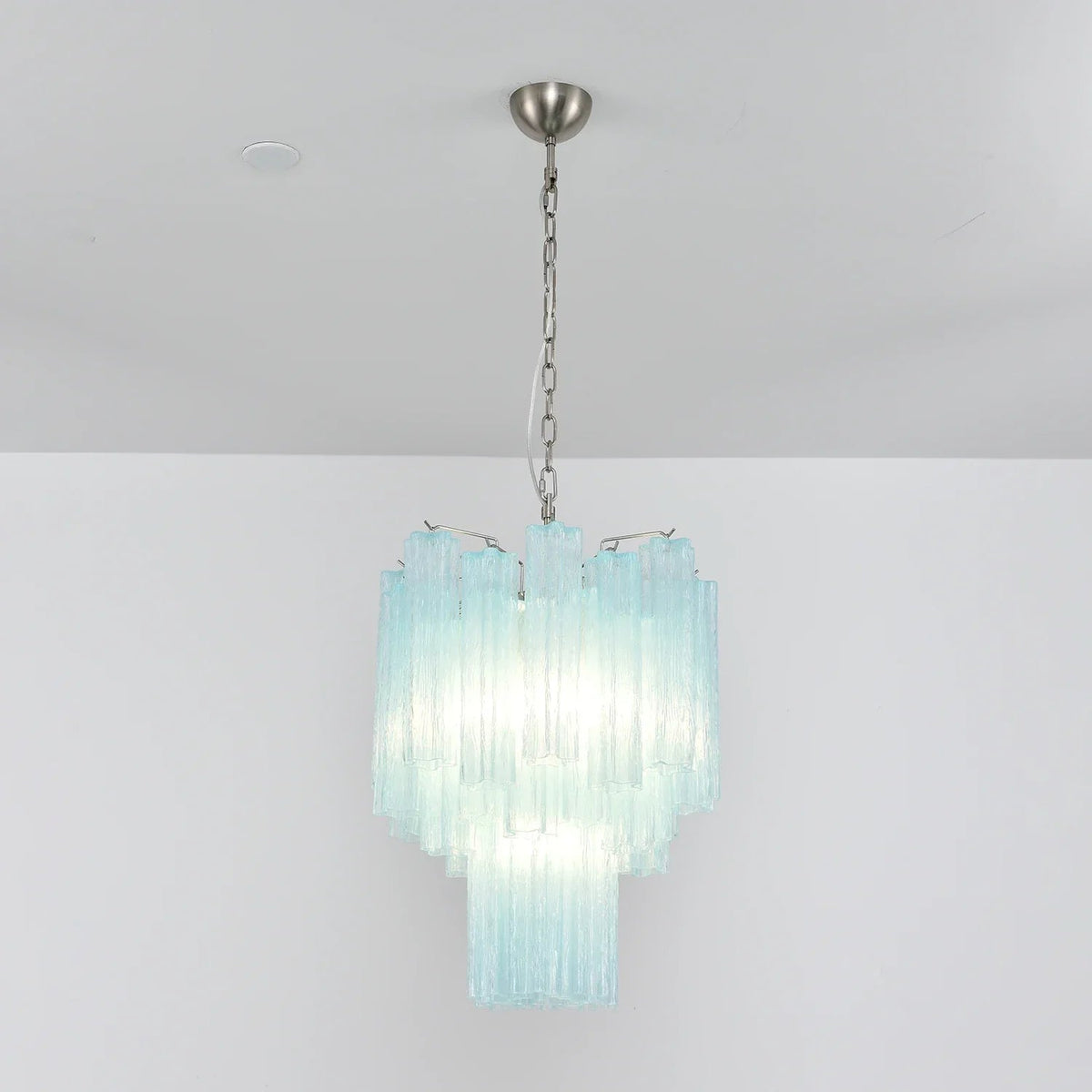 Addis Star-Shaped Glass Tubes Chandelier