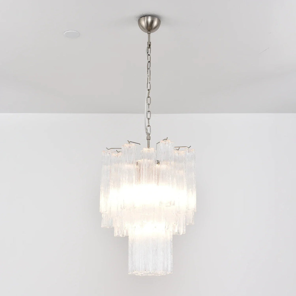 Addis Star-Shaped Glass Tubes Chandelier