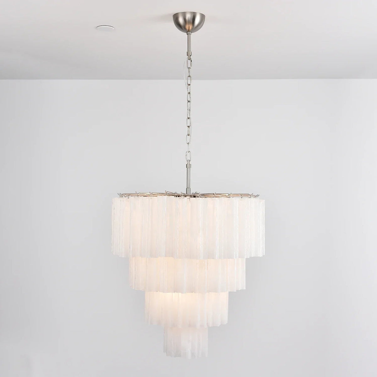 Addis Star-Shaped Glass Tubes Chandelier