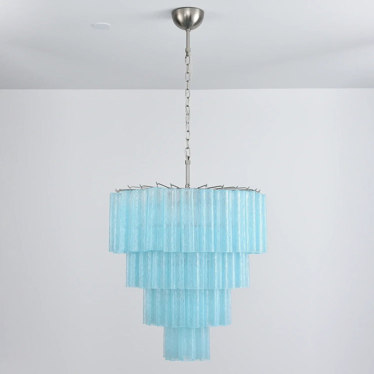 Addis Star-Shaped Glass Tubes Chandelier