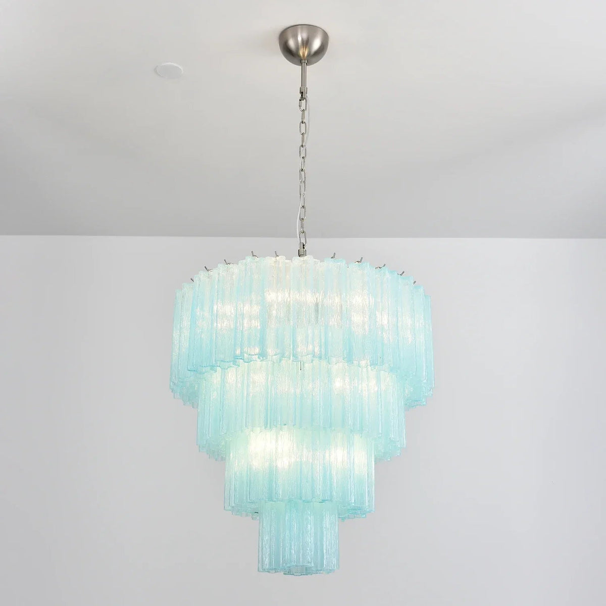 Addis Star-Shaped Glass Tubes Chandelier