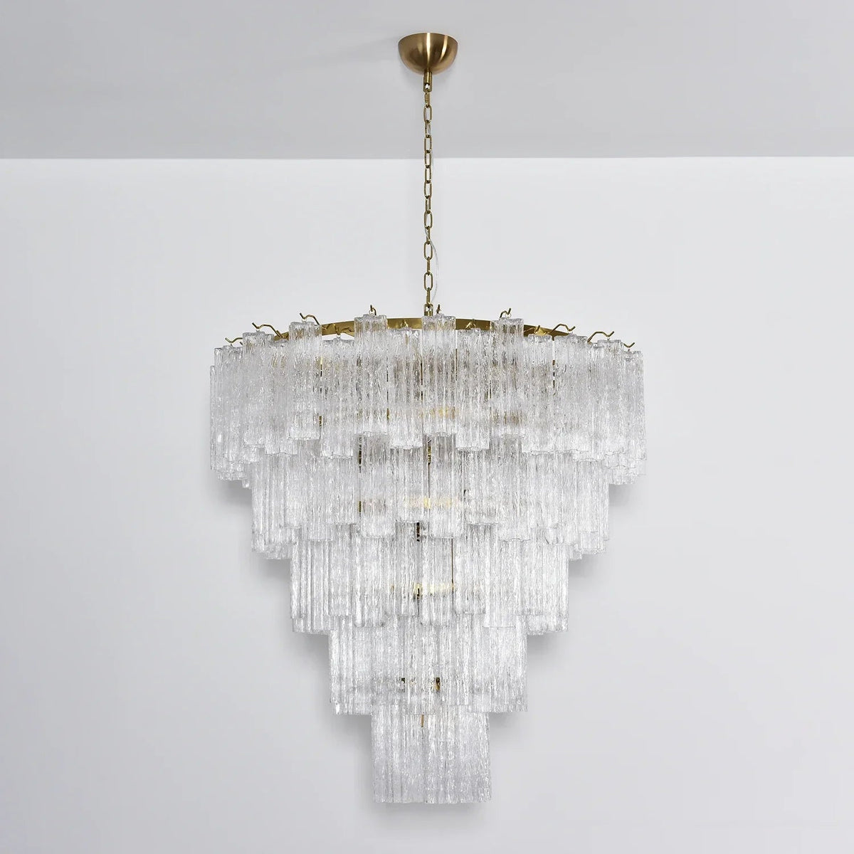Addis Star-Shaped Glass Tubes Chandelier