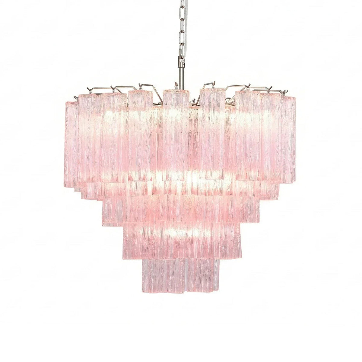 Addis Star-Shaped Glass Tubes Chandelier