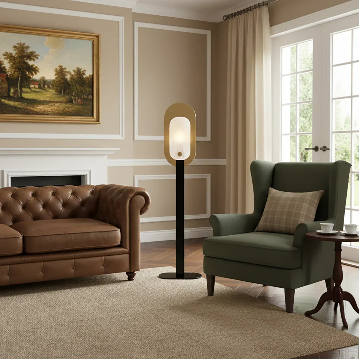 Alabaster Altai Floor Lamp