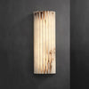Alabaster Alvia Striped Wall Light