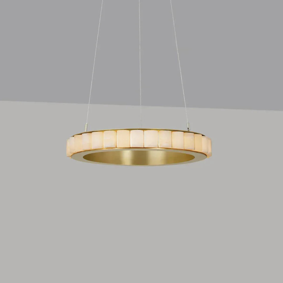 Alabaster Avalon Ring Chandelier
