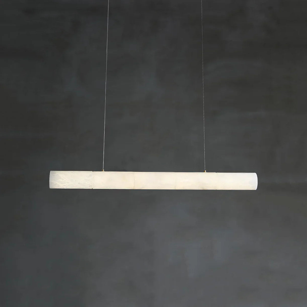 Alabaster Bamboo Linear Pendant Light