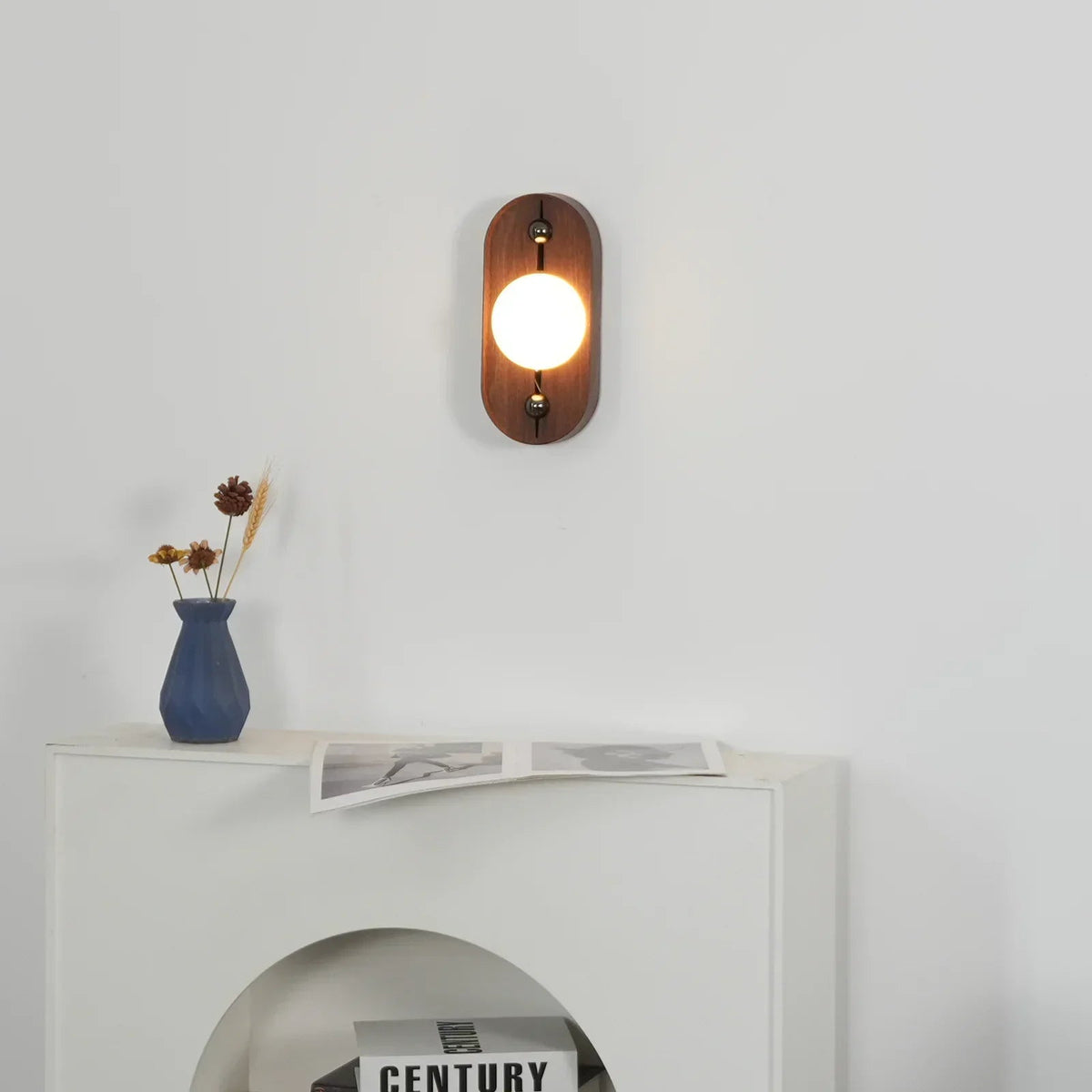 Alabaster Bezel Wall Lamp