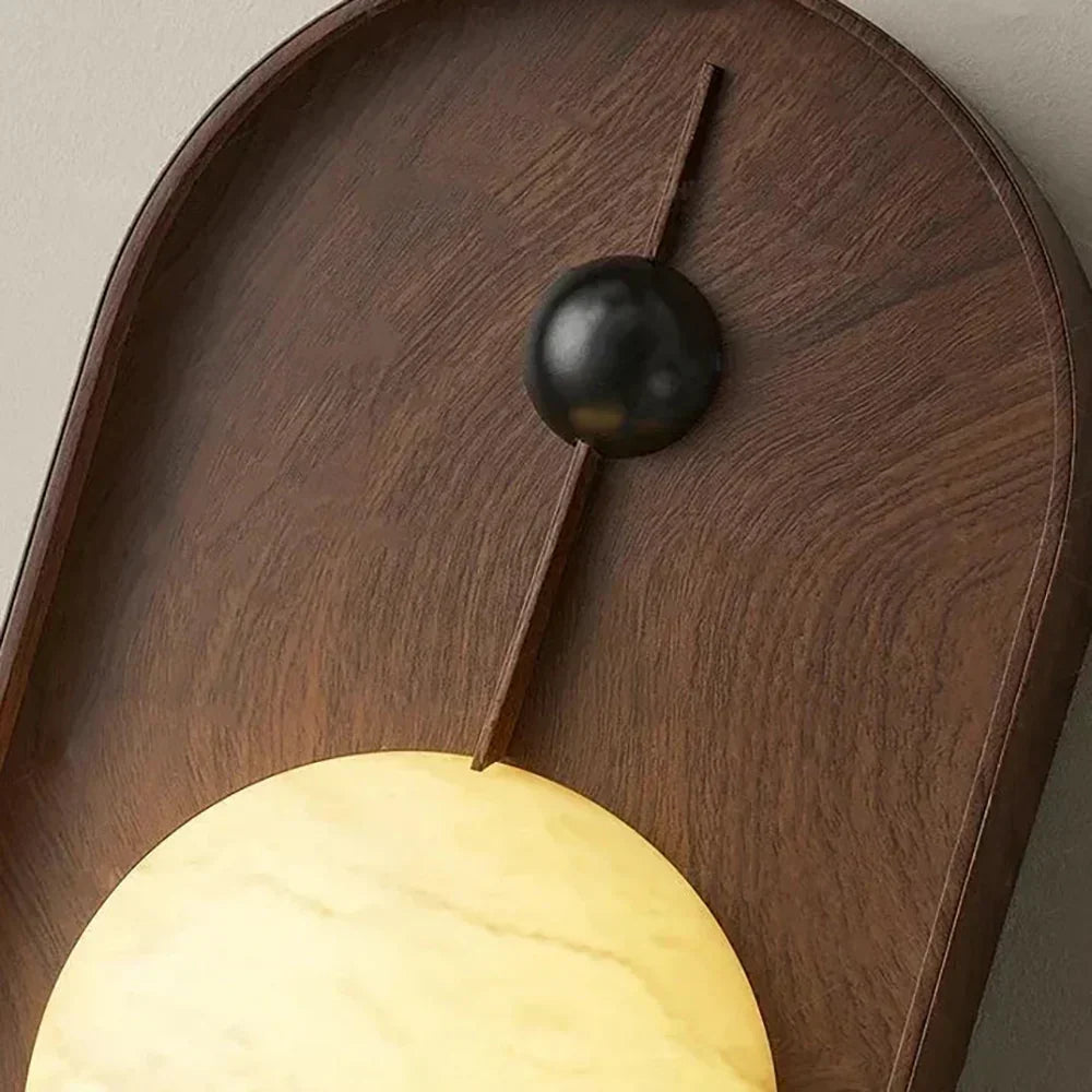 Alabaster Bezel Wall Lamp
