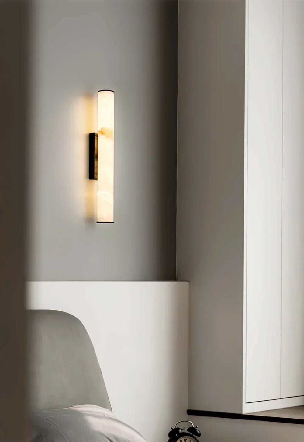 Alabaster Callisto Cylindrical Wall Lamp