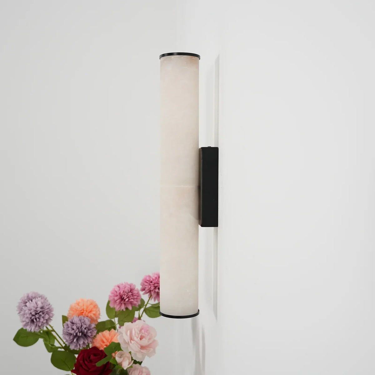 Alabaster Callisto Cylindrical Wall Lamp
