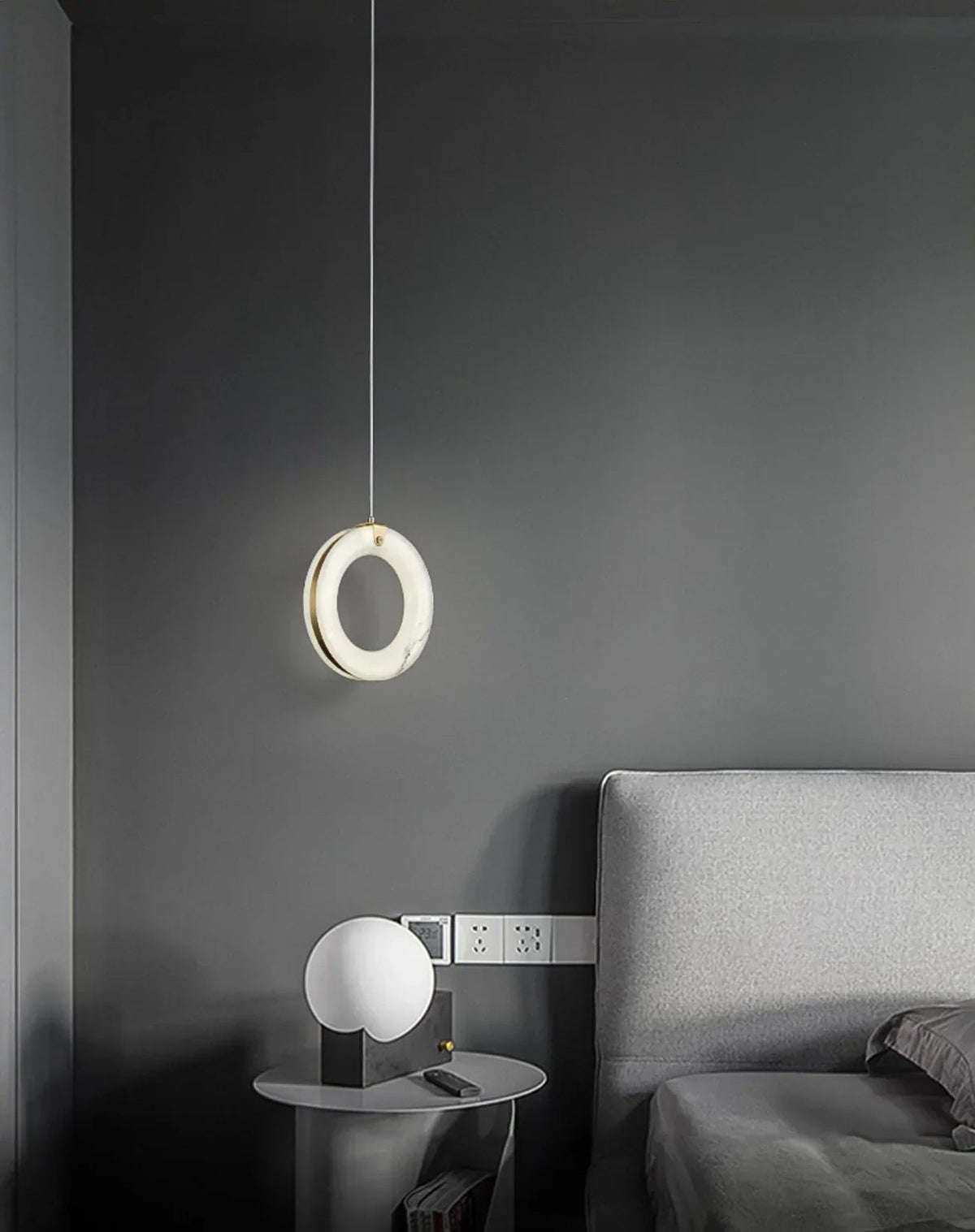 Alabaster Duplex Staircase Pendant Light