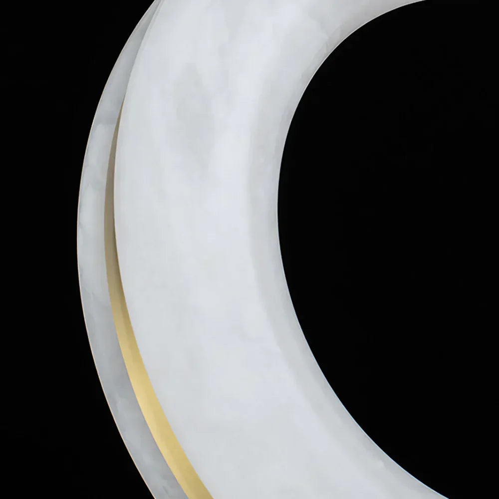 Alabaster Duplex Staircase Pendant Light