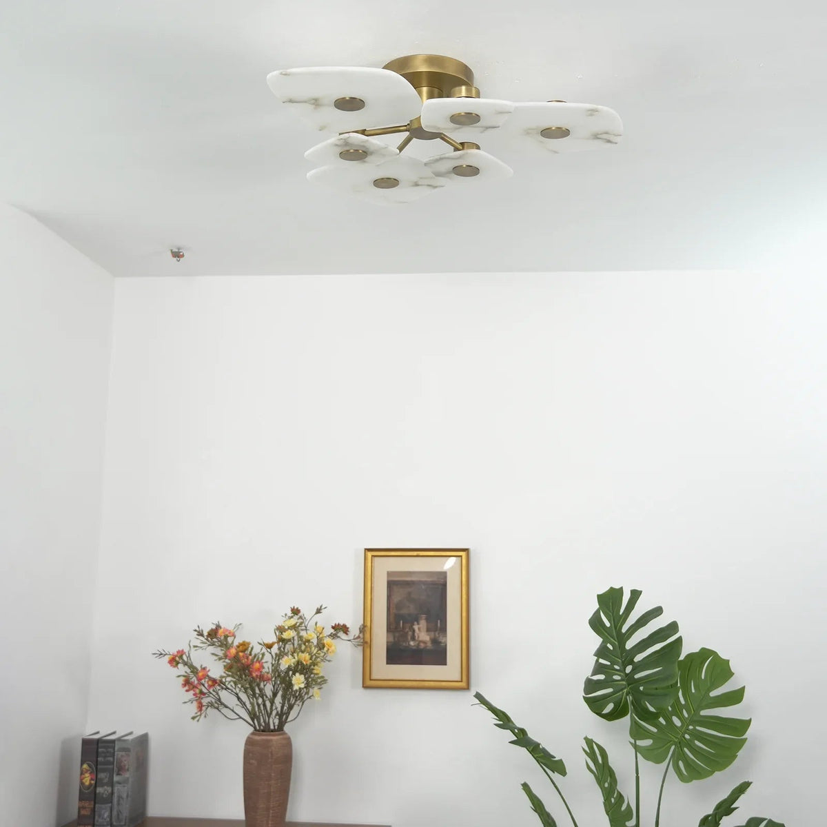 Alabaster Holmdel Ceiling Lamp