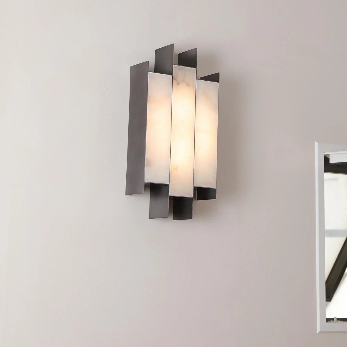 Alabaster Kamila Rectangle Wall Lamp