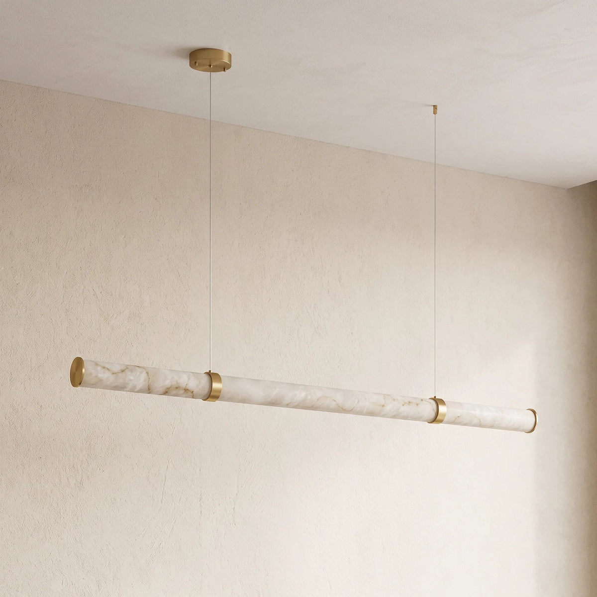 Alabaster Linear Pendant Light