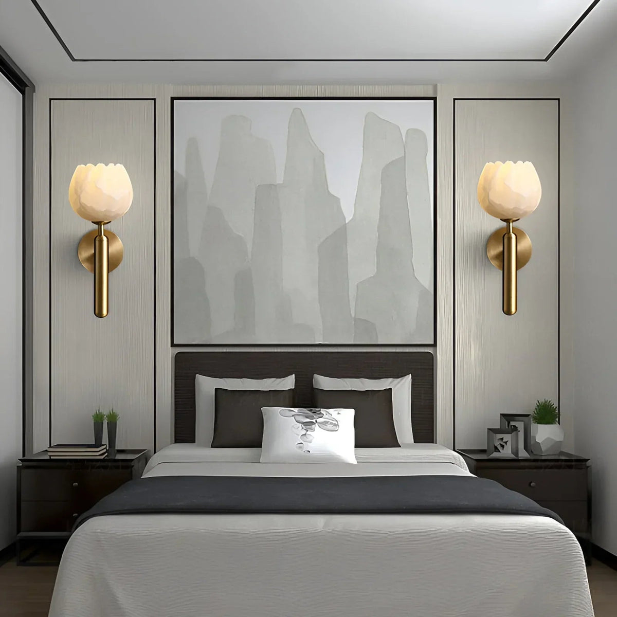 Alabaster Mian Wall Lamp