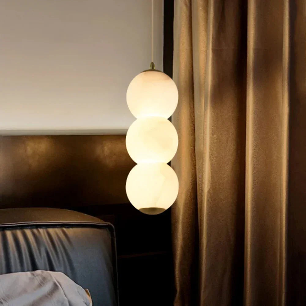 Alabaster Pearl Pendant Light