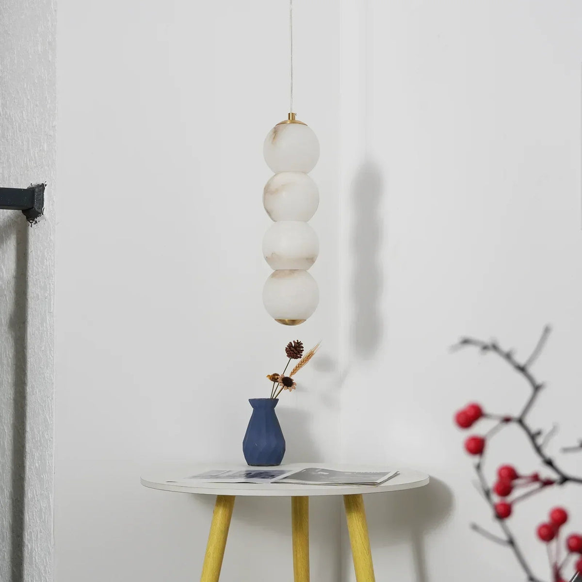 Alabaster Pearl Pendant Light