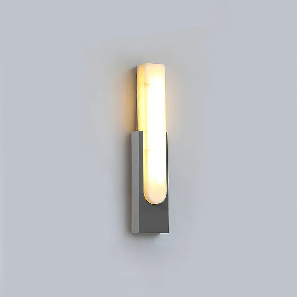 Alabaster Rectangle Wall Sconce