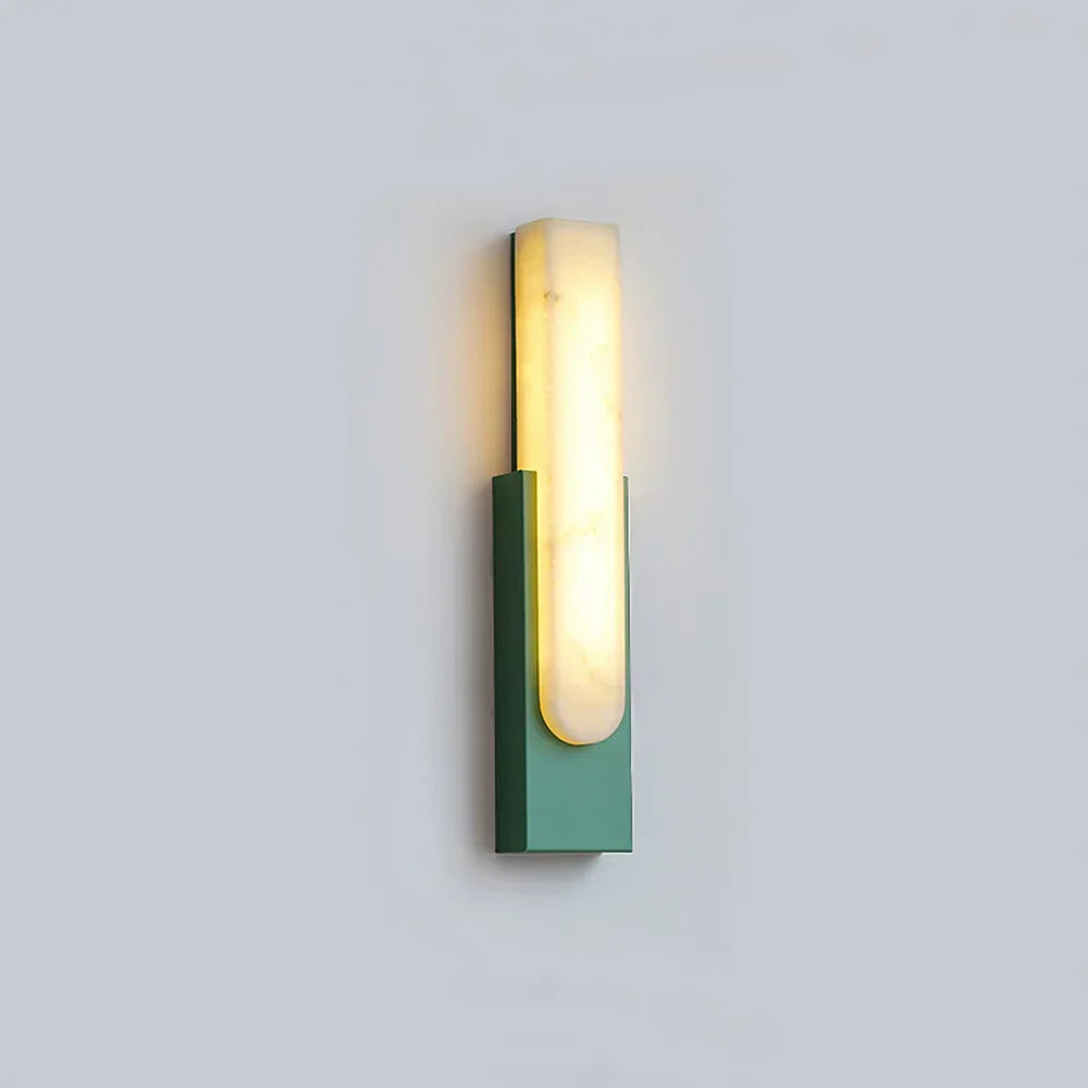 Alabaster Rectangle Wall Sconce