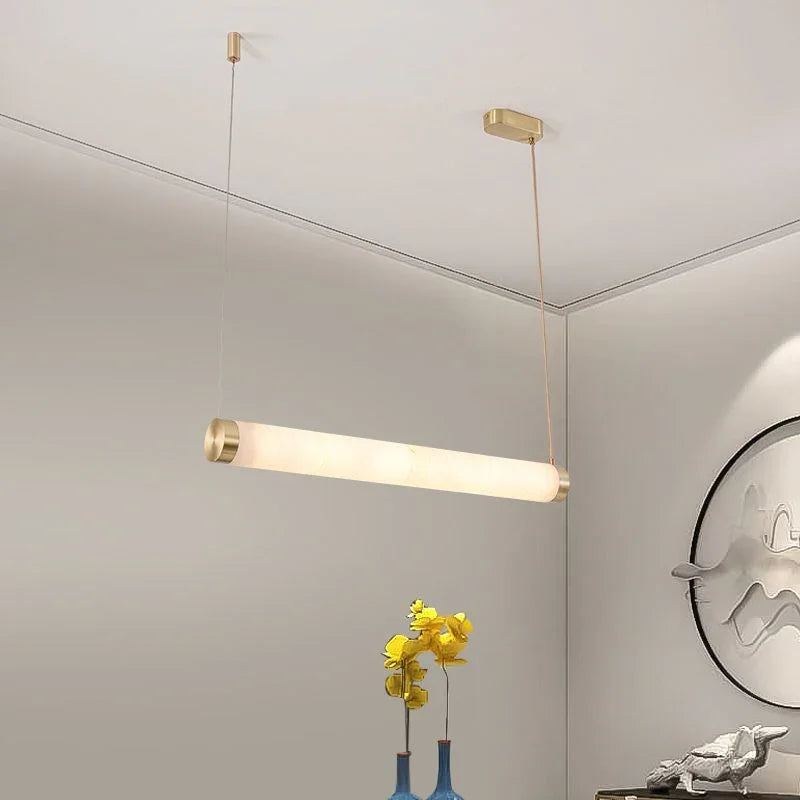 Alabaster Strip Pendant Lights