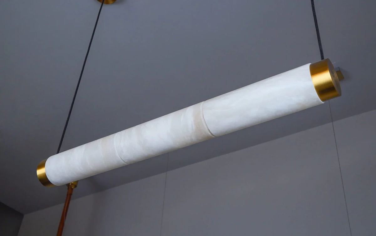 Alabaster Strip Pendant Lights