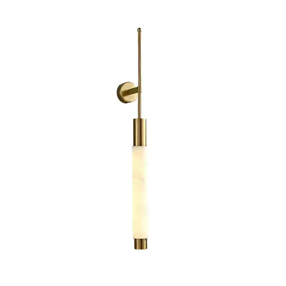 Alabaster Verita Column Wall Sconce