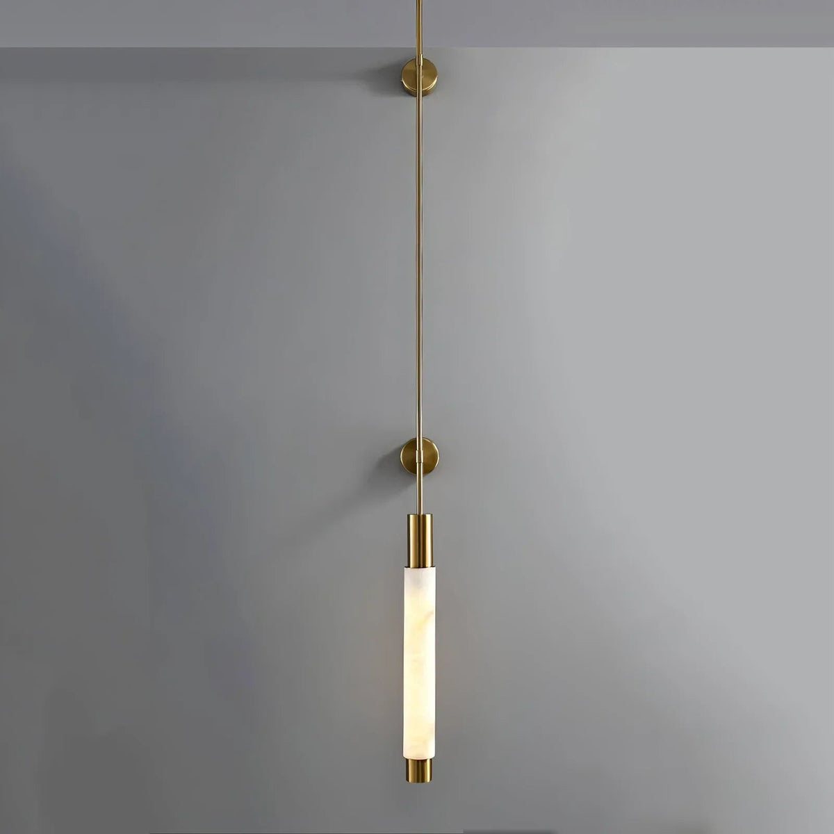 Alabaster Verita Column Wall Sconce