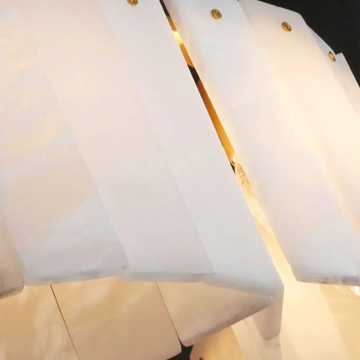 Alabaster diamond chandelier