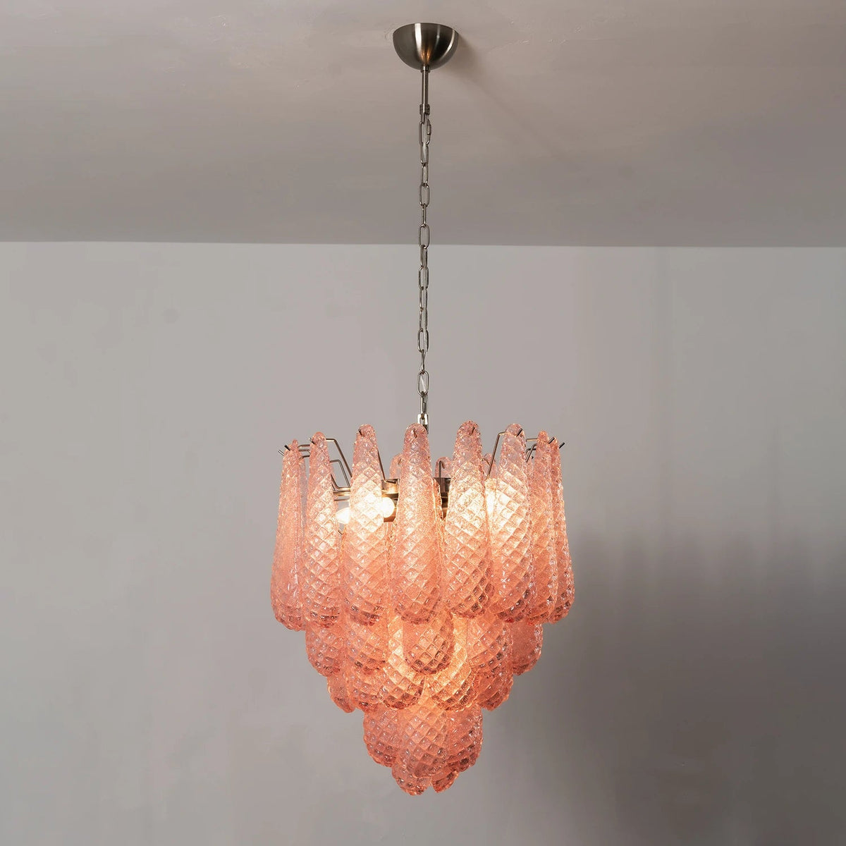 Amaris Tiered Teardrop Glass Chandelier